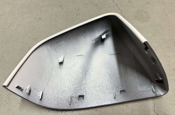 टेस्ला मॉडल वाई दाएं यात्री दर्पण कवर काला सफेद 1495594-01-ए