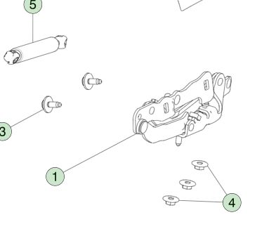 टेस्ला मॉडल 3 2021 राइट हैंड ट्रंक हिंज 1551481-00-ई