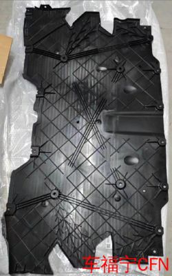 टेस्ला मॉडल एस/एक्स 2021 के लिए ब्लैक रियर एरो शील्ड ABS प्लास्टिक