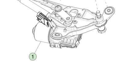 टेस्ला मॉडल 3 वाइपर मॉड्यूल LHD 2017-2023 OEM 1076725-CN-G