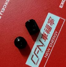 टेस्ला मॉडल 3/Y/X/S TPMS डस्ट कैप - ब्लैक प्लास्टिक वाल्व स्टेम कवर