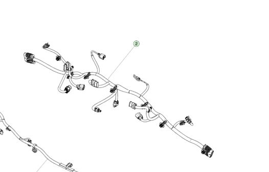 टेस्ला मॉडल 3 2020 FEM हार्नेस असेंबली 1567961-00-A काला