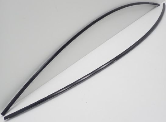 टेस्ला मॉडल 3 2017+ 212x26x5 मिमी के लिए ब्लैक रबर बाहरी ट्रिम