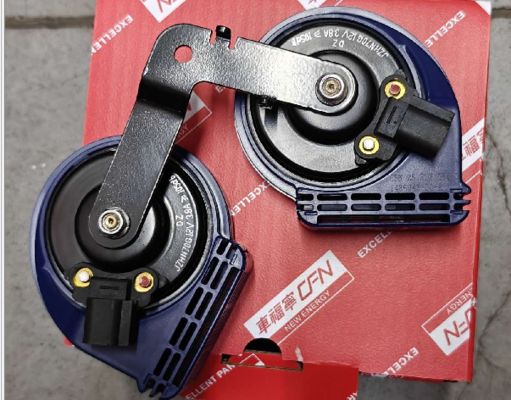 टेस्ला मॉडल 3 डुअल-टोन हॉर्न सेट 510Hz/410Hz 12V IP65