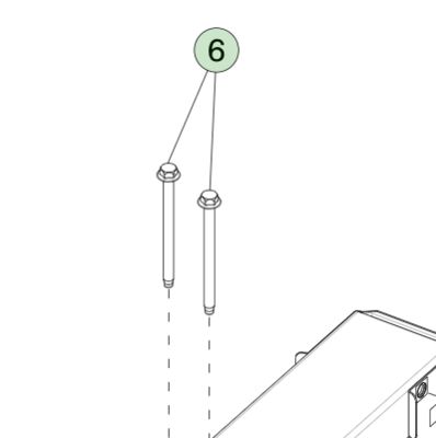 टेस्ला मॉडल 3/Y 2017-2023 के लिए M10x130 स्टील HF बोल्ट 1446114-00-B
