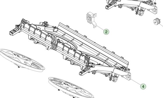 टेस्ला मॉडल एस/एक्स कूलिंग फैन और श्राउड असेंबली 1754791-00-ए 12V 3KG