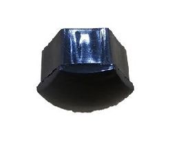 टेस्ला मॉडल एस/3 के लिए मैट ब्लैक व्हील नट कवर 22 मिमी 15 मिमी ABS प्लास्टिक