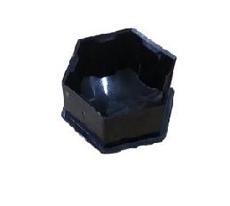 टेस्ला मॉडल एस/3 के लिए मैट ब्लैक व्हील नट कवर 22 मिमी 15 मिमी ABS प्लास्टिक