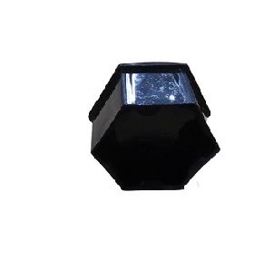 चमकदार काला टेस्ला व्हील नट कवर 22 मिमी ABS प्लास्टिक 5x5x3cm