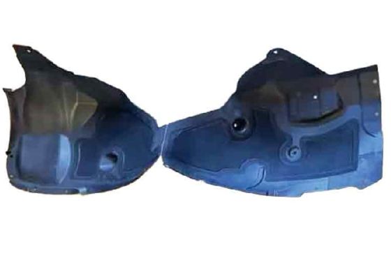 टेस्ला मॉडल 3 2023+ फ्रंट लेफ्ट व्हील लाइनर 170x80x35 मिमी ब्लैक प्लास्टिक