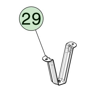 टेस्ला मॉडल X (2015-2021) के लिए उच्च टिकाऊपन वाला बायां-हाथ ट्रंक ब्रैकेट असेंबली OEM पार्ट 1049739-00-G